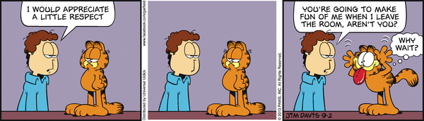 Komiksy garfield - komiks z dnia 02/09/2013