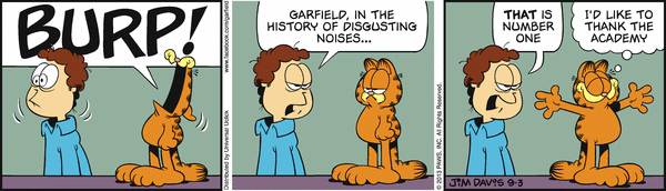 Komiksy garfield - komiks z dnia 03/09/2013