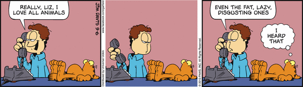 Komiksy garfield - komiks z dnia 06/09/2013