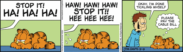 Komiksy garfield - komiks z dnia 09/09/2013