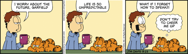 Komiksy garfield - komiks z dnia 23/09/2013