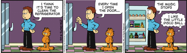 Komiksy garfield - komiks z dnia 26/09/2013
