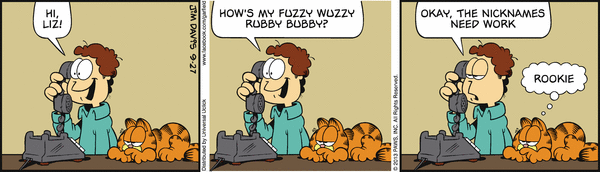 Komiksy garfield - komiks z dnia 27/09/2013