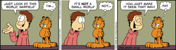 Komiksy garfield - komiks z dnia 30/09/2013