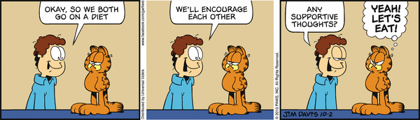 Komiksy garfield - komiks z dnia 02/10/2013