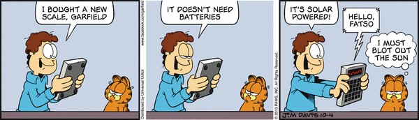 Komiksy garfield - komiks z dnia 04/10/2013