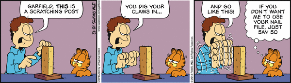 Komiksy garfield - komiks z dnia 12/10/2013