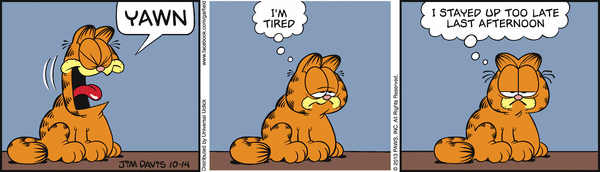 Komiksy garfield - komiks z dnia 14/10/2013