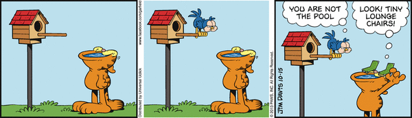 Komiksy garfield - komiks z dnia 15/10/2013