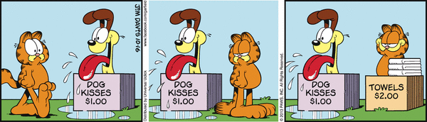 Komiksy garfield - komiks z dnia 16/10/2013