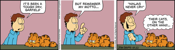 Komiksy garfield - komiks z dnia 22/10/2013