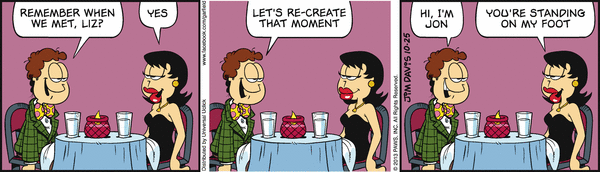 Komiksy garfield - komiks z dnia 25/10/2013