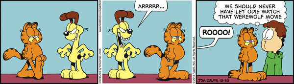 Komiksy garfield - komiks z dnia 30/10/2013