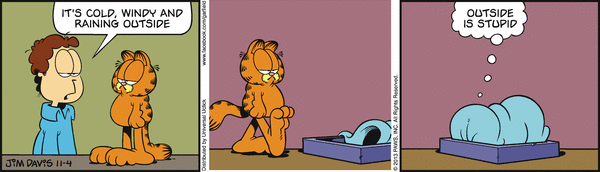 Komiksy garfield - komiks z dnia 04/11/2013