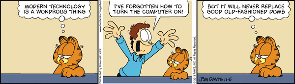 Komiksy garfield - komiks z dnia 05/11/2013