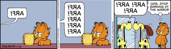 Komiksy garfield - komiks z dnia 06/11/2013