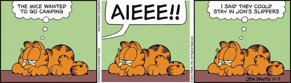 Komiksy garfield - komiks z dnia 07/11/2013