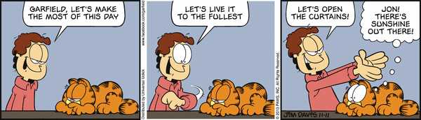Komiksy garfield - komiks z dnia 11/11/2013