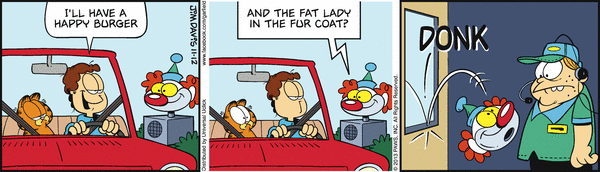 Komiksy garfield - komiks z dnia 12/11/2013
