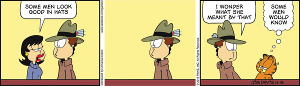 Komiksy garfield - komiks z dnia 15/11/2013