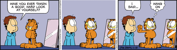 Komiksy garfield - komiks z dnia 19/11/2013