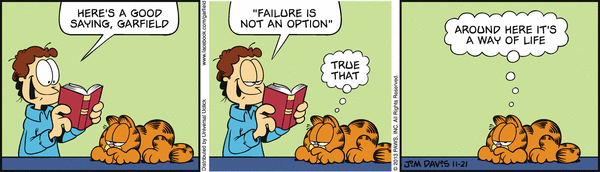 Komiksy garfield - komiks z dnia 21/11/2013