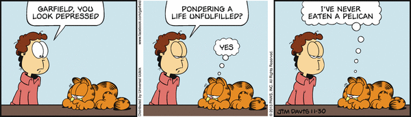 Komiksy garfield - komiks z dnia 30/11/2013