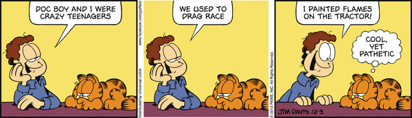 Komiksy garfield - komiks z dnia 03/12/2013