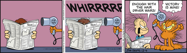 Komiksy garfield - komiks z dnia 04/12/2013