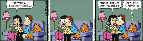 Komiksy garfield - komiks z dnia 07/12/2013