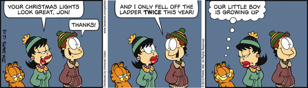 Komiksy garfield - komiks z dnia 13/12/2013