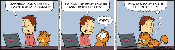 Komiksy garfield - komiks z dnia 16/12/2013