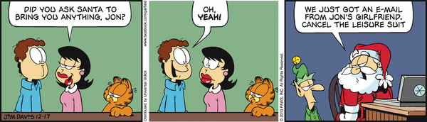 Komiksy garfield - komiks z dnia 17/12/2013