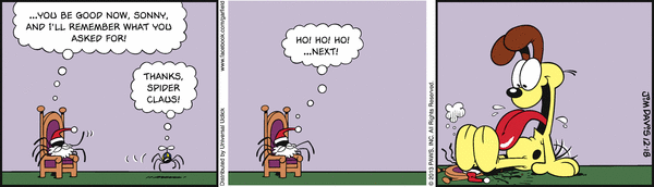 Komiksy garfield - komiks z dnia 18/12/2013