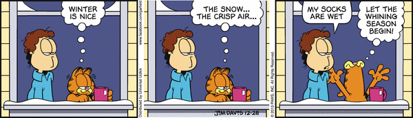 Komiksy garfield - komiks z dnia 28/12/2013