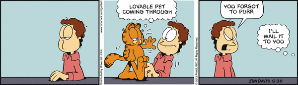 Komiksy garfield - komiks z dnia 30/12/2013