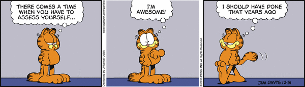 Komiksy garfield - komiks z dnia 31/12/2013