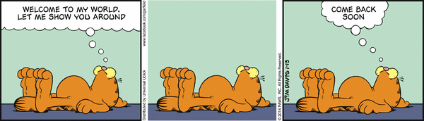 Komiksy garfield - komiks z dnia 13/01/2014