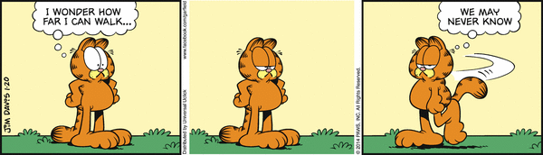 Komiksy garfield - komiks z dnia 20/01/2014