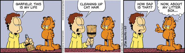 Komiksy garfield - komiks z dnia 30/01/2014
