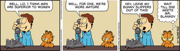 Komiksy garfield - komiks z dnia 31/01/2014