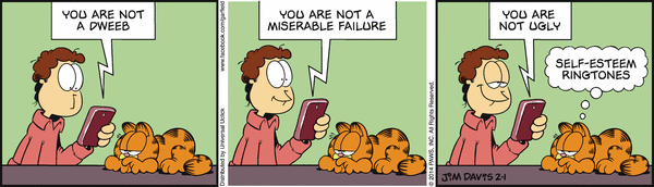 Komiksy garfield - komiks z dnia 01/02/2014