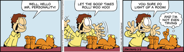 Komiksy garfield - komiks z dnia 03/02/2014