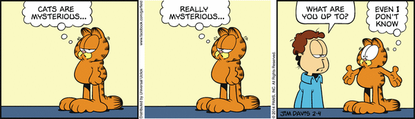 Komiksy garfield - komiks z dnia 04/02/2014