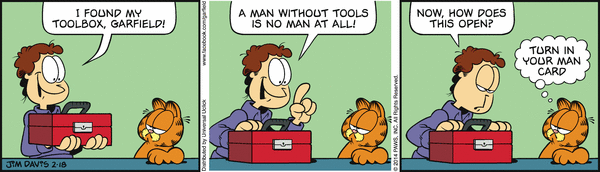 Komiksy garfield - komiks z dnia 18/02/2014