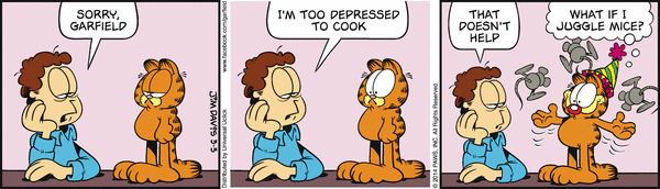 Komiksy garfield - komiks z dnia 03/03/2014