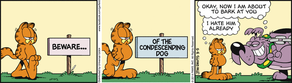 Komiksy garfield - komiks z dnia 05/03/2014