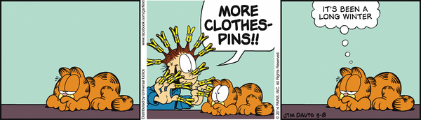 Komiksy garfield - komiks z dnia 08/03/2014