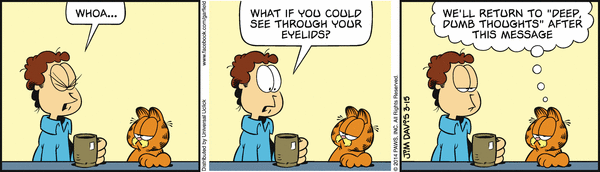 Komiksy garfield - komiks z dnia 15/03/2014