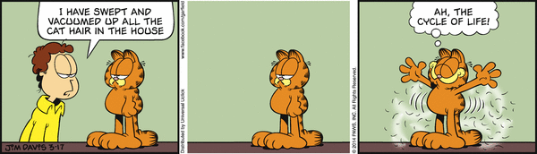 Komiksy garfield - komiks z dnia 17/03/2014